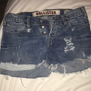 Hollister jean shorts